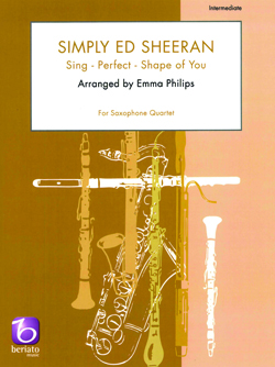 Simply Ed Sheeran For Saxophone Quartet