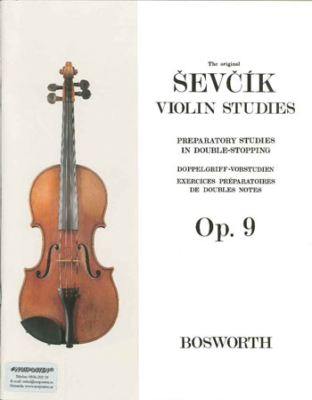 Ševcík Violin Studies: Preparatory Studies In Double-Stopping Op. 9