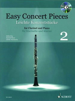 Easy Concert Pieces 2 For Clarinet And Piano