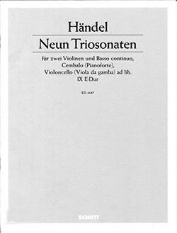 Händel Neun Triosonaten