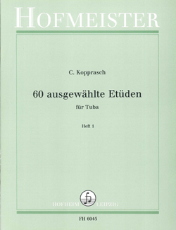 60 Ausgewählte Etüden Für Tuba Heft 1