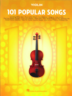 101 Popular Songs Violin