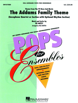 Pops For Ensemble Sax: Addams Family Theme
