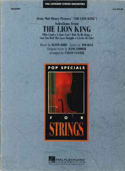 Selection From The Lion King String Orchestra
