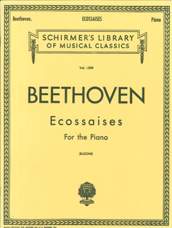 Beethoven Ecossaises For The Piano