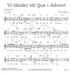 Noter från Ulrik Lundströms Julviolinisten - med jullåtar i varierande svårighetsgrad för fiol