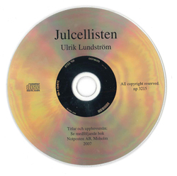 CD-skiva till Ulrik Lundströms Julcellisten.