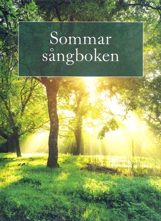 Omslag till boken Sommarsångboken med noter, melodi, text och ackord till de finaste sommarlåtarna