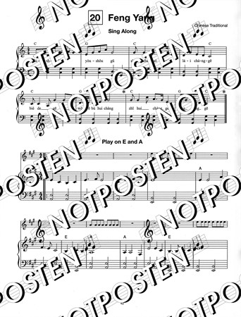 Notbild med pianoackompanjemang från Wee Musicians: Piano Accompaniment