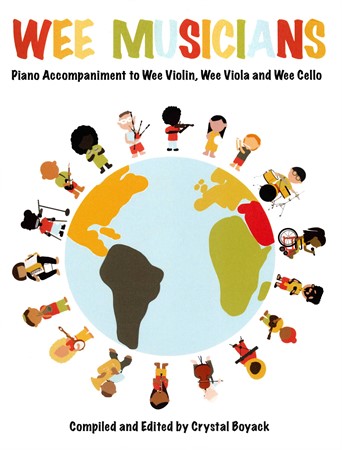 Omslag till Wee Musicians: Piano Accompaniment med pianoackompanjemang till låtarna i Wee Violin