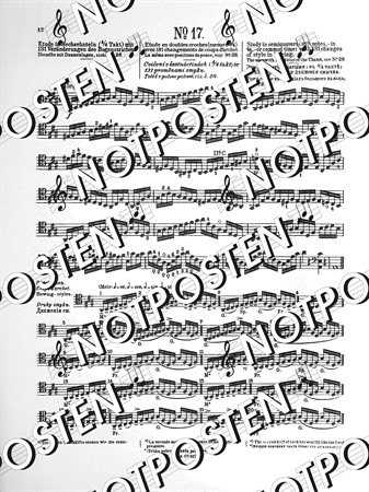 Notbild från Ševcík Opus 2 Part 2: School of Bowing Technique for Cello