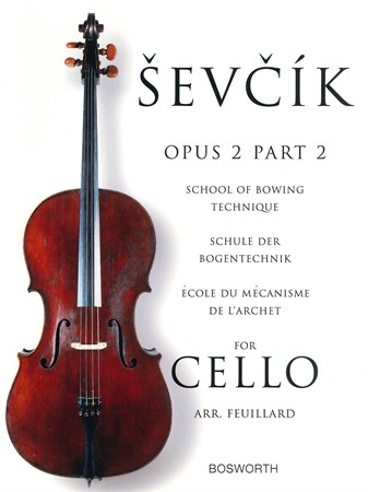 Omslag till Ševcík Opus 2 Part 2: School of Bowing Technique for Cello