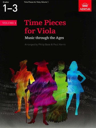 Omslag till Time Pieces for Viola: Music through the Ages med noter till altfiol