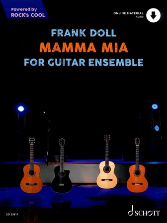 Omslag till Mamma Mia for Guitar Ensemble