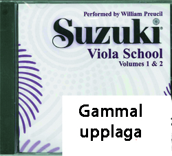 CD Suzuki Viola School  vol 1 & 2 Äldre utgåva!