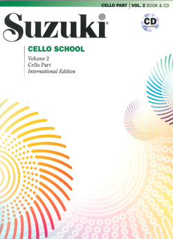 Suzuki Cello School 2 Bok & CD reviderad