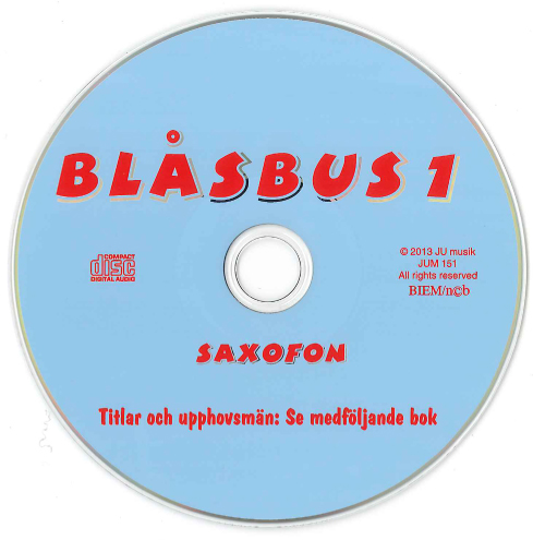 Blåsbus 1 Saxofon CD