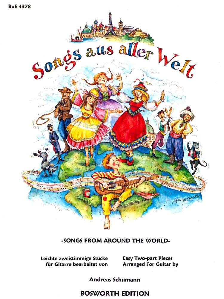 Songs aus aller Welt: Easy Two-part Pieces for Guitar