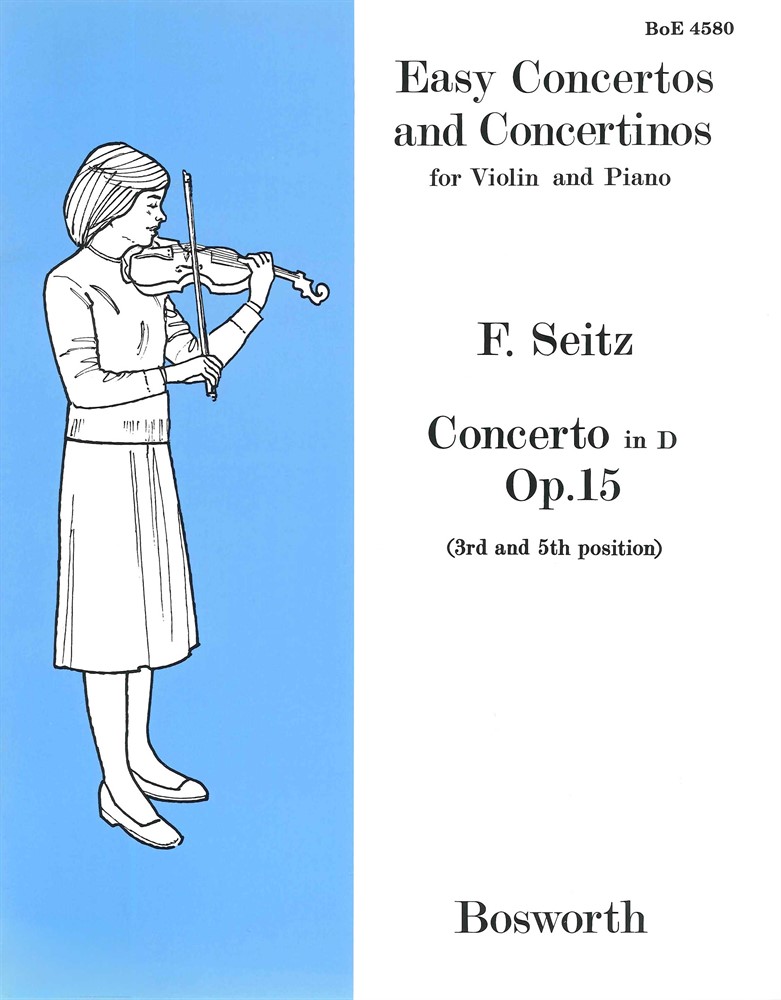 F. Seitz Concerto in D Op.15 for Violin and Piano