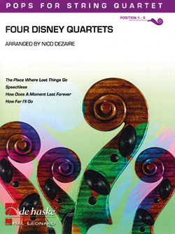 Four Disney Quartets For String Quartet