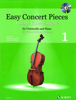 Easy Concert Pieces 1 For Cello And Piano