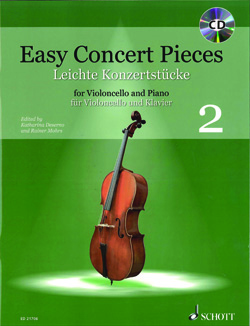 Easy Concert Pieces 2 For Cello And Piano