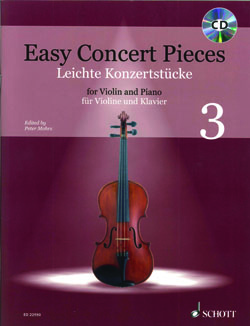 Easy Concert Pieces 3 For Violin And Piano