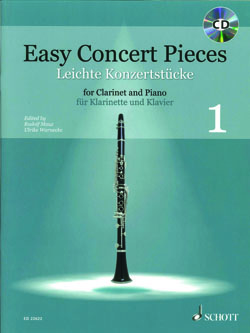 Easy Concert Pieces 1 For Clarinet And Piano
