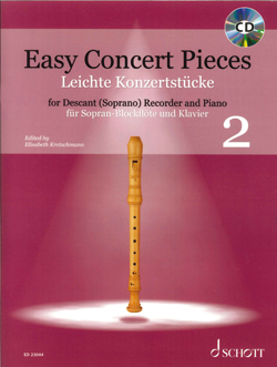 Easy Concert Pieces For Descant Recorder And Piano 2