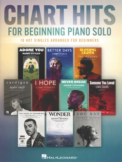 Chart Hits For Beginning Piano Solo