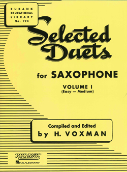 Rubank Selected Duets 1 Saxophone