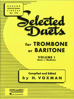 Rubank Selected Duets For Trombone Or Baritone