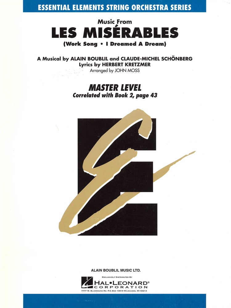 Music from Les Misérables Stråkorkester svårighetsgrad 2