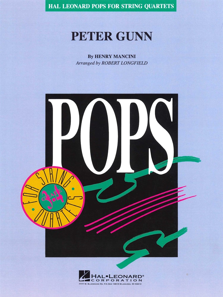 Peter Gunn - Hal Leonard Pops For String Quartet