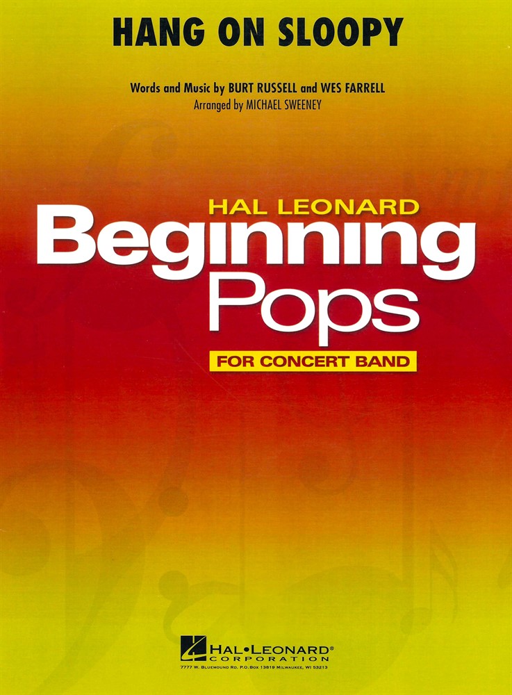 Beginning Pops: Hang On Sloopy (Concert Band)