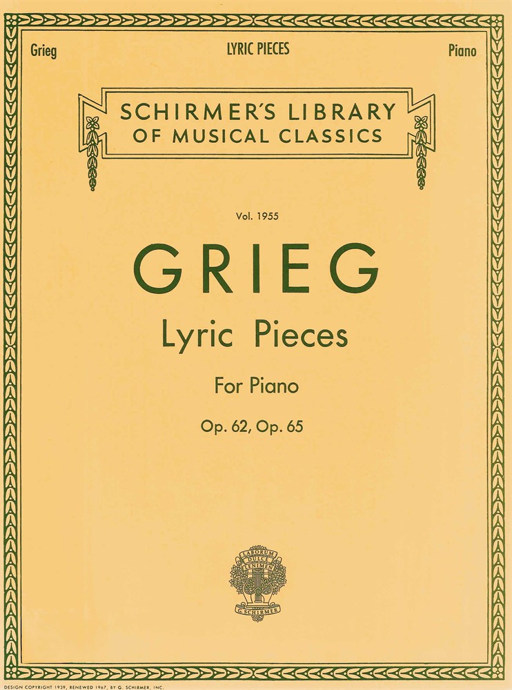 Grieg Lyric Pieces for Piano op.62, op.65
