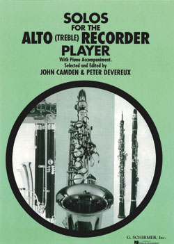 Solos For The Alto Recorder Player