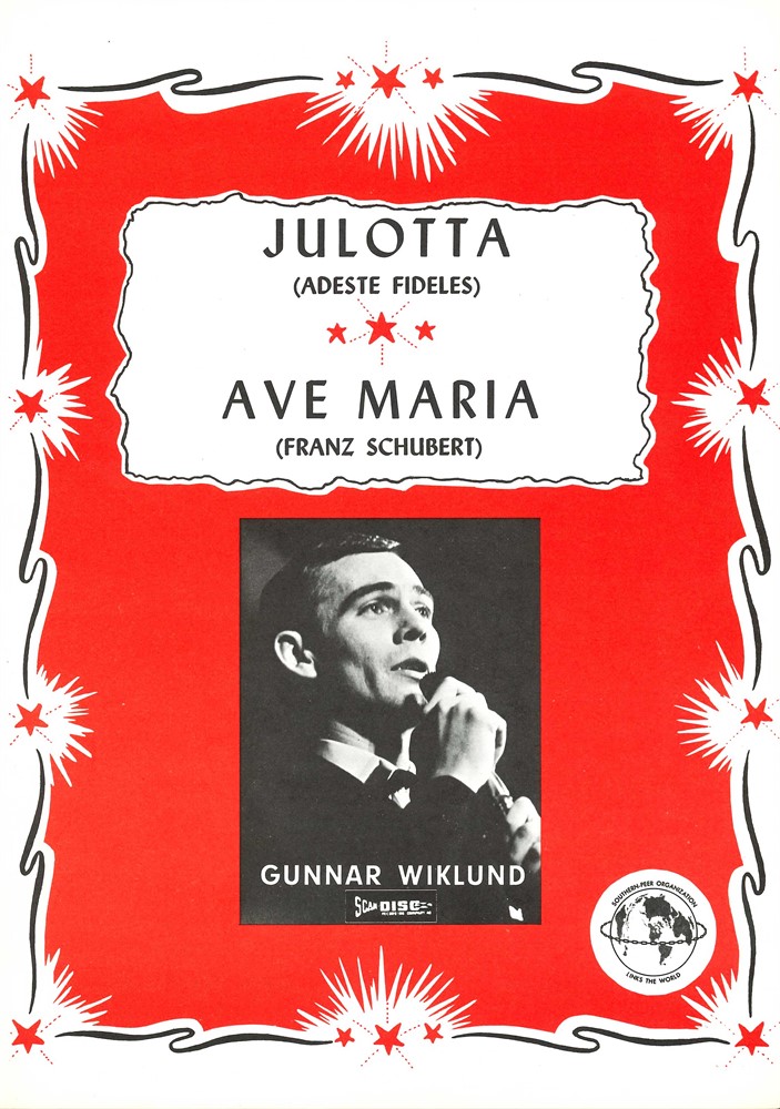 Julotta och Ave Maria (Piano, text och ackord)