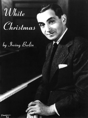 White Christmas av Irving Berlin - singelnot med text, piano och ackord.