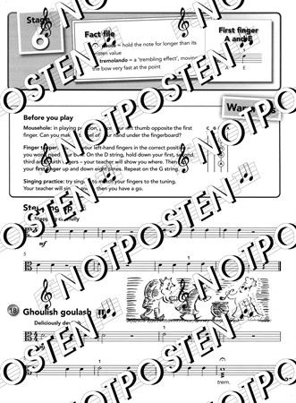 Exempel från alfiolskolan Viola Basics: A Method for Individual and Group Learning
