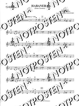Notbild från Easy Classical Themes: Instrumental Solos med noter för fiol i enkla arrangemang