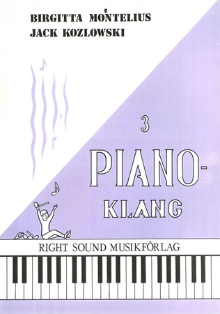 Omslag till pianoskolan Pianoklang 3 med noter för den som lär sig spela piano