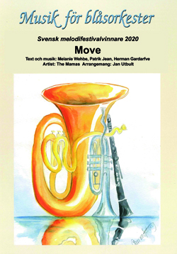 Omslag till Musik för blåsorkester: Move