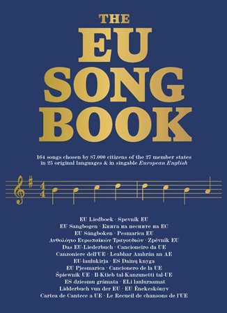 Omslag till notboken The EU Song Book: 164 Songs from 27 Member States