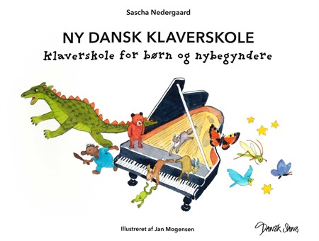 Omslag till pianoskolan Ny dansk klaverskole: Klaverskole for børn og nybegyndere