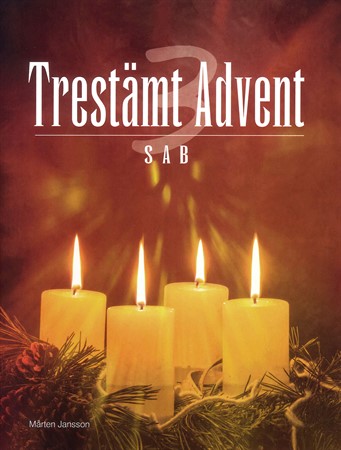 Omslag till Trestämt Advent SAB