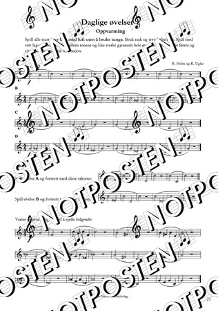 Notbild från Öv Smartere: For deg som vil bli en bedre saxofonist (Sopran & Tenor)