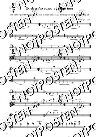 Notbild från Öv Smartere: For deg som vil bli en bedre saxofonist (Sopran & Tenor)