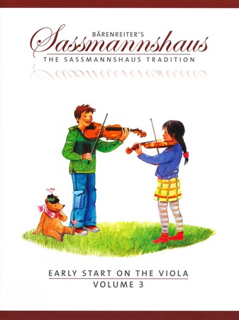 Omslag till altfiolskolan Sassmannshaus: Early start on the Viola 3