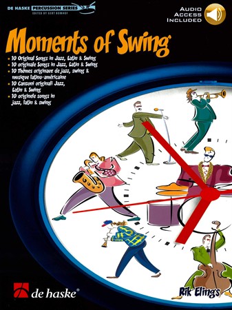 Omslag till slagverksboken Moments of Swing (Mallets)